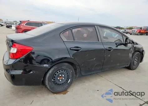 2012 Honda Civic Lx from USA, damaged, VIN 2HGFB2F50CH554112